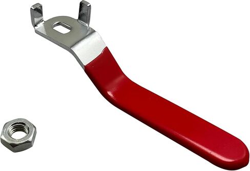 1PCS Replacement Ball Valve Handle, DN25 Red Lever Handle for Garden Hose Nozzle Tap, 6x10x2.5mm Hole Size, Fits 3/4" BSP Outdoor Water Tap Valve in Saudi Arabia