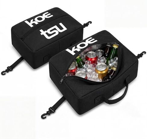 Hsei 2 Pack Paddleboard Cooler Deck Bag - Oxford SUP Insulated Storage Bag for Drinks, Lightweight Waterproof Paddle Board Accessories, 360° Adjustable Straps for Kayaking Surfboard Beach Camping in Saudi Arabia