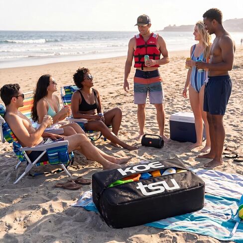 Hsei 2 Pack Paddleboard Cooler Deck Bag - Oxford SUP Insulated Storage Bag for Drinks, Lightweight Waterproof Paddle Board Accessories, 360° Adjustable Straps for Kayaking Surfboard Beach Camping in Saudi Arabia