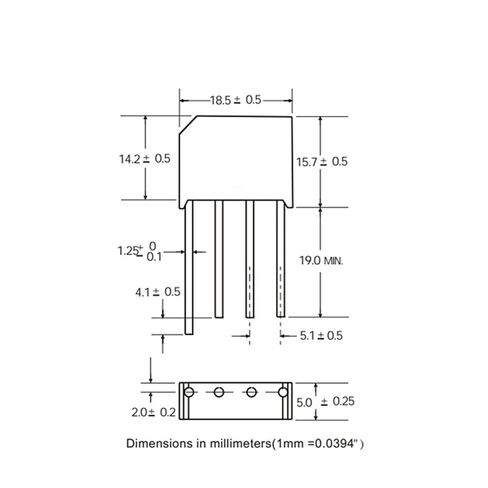 10Pcs KBL610 Bridge Rectifier 6A/1000V KBL610G Stack in Kuwait