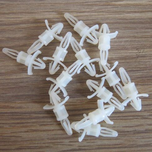 100Pcs Nylon PCB Circuit Board Spacers Standoff Halter Fixed Clips 4/4.8mm Hole thinkness 2.0/1.6 Locking Snap-in Posts MCS8 in Kuwait