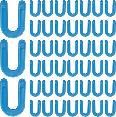 UOIENRT 500 PCS 1/16 Inch Tile Spacers, Horseshoe Shim Tile Spacers U Shape Plastic Shims Tile Spacers Leveling System (Blue) in Kuwait
