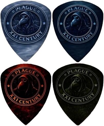 Four Elements Guitar Picks | Mixed Thickness 4-Pack (0.71mm - 1.5mm) | in Kuwait