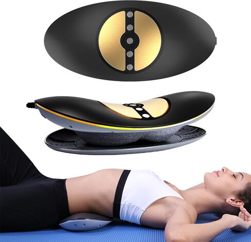 Lumbar Traction Device for Lower Back Pain,Lumbar Massager,Sciatica Pain Relief Devices,20-Level Electrotherapy, 3-Level Vibration Massage and Thermal Therapy from 113 to 131℉ in Kuwait