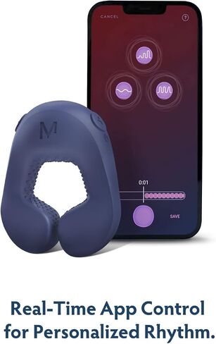 Tenuto Mini | Compact Wearable Vibrator for Men | FDA-Registered for Erectile Dysfunction Support | Precision Vibration, 16 Intensity Levels, Personalized App Control, Body-Safe Silicone in Kuwait