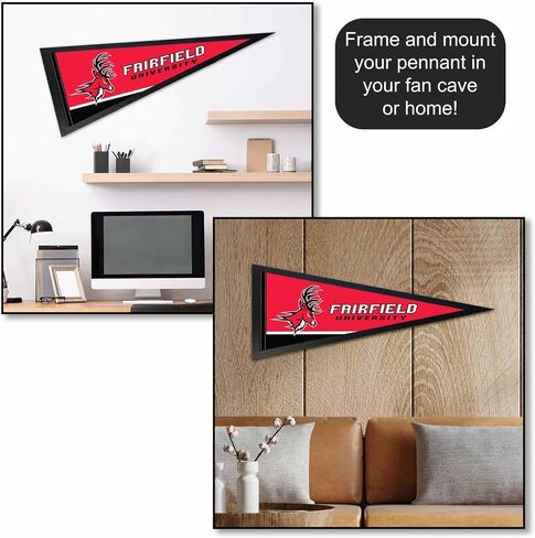 Fairfield Stags Wordmark Pennant Flag in Kuwait