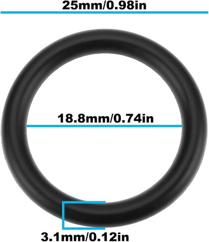 10 قطعة غلاية غاز مبادل حراري رئيسي مانع تسرب O-حلقة 18.8x25x3.1 مللي متر 981151 متوافق مع Vaillant VC/VCW VSC in Kuwait