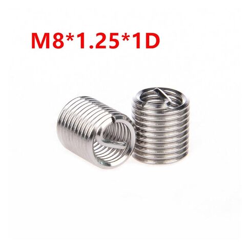 إدراج الموضوع 300 قطعة M8 * 1.25 * 1D سلك إدراج الموضوع المسمار للمالك والميكانيكي والتركيب قبل الحفر in Kuwait