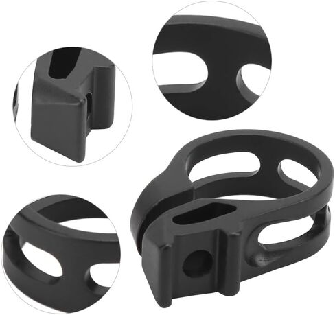 Aluminum Alloy Bike Shifters Clamp, 22.2mm Cycling Seat Clamps with Screw Fits for X7/X9/X0/XX/XO1/XX1(Black) in Kuwait