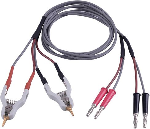 beler 4 Wires Type Microresistivity Test Lead Cable Kelvin Clip LCR Clamp in Kuwait