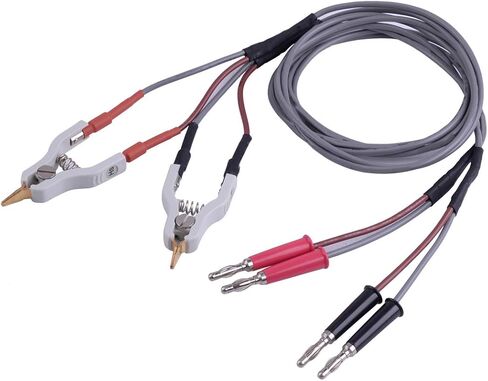 beler 4 Wires Type Microresistivity Test Lead Cable Kelvin Clip LCR Clamp in Kuwait