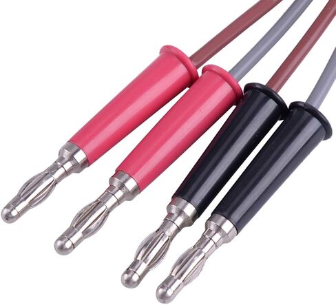 beler 4 Wires Type Microresistivity Test Lead Cable Kelvin Clip LCR Clamp in Kuwait