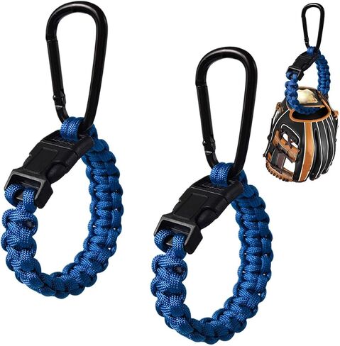 Baseball Glove Clip for Hanging Bags,Portable Paracord Gear Holder with Hook Clip,Sports Equipment Drying Rack for Baseball Softball Gloves in Kuwait