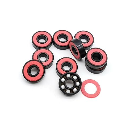 608 2RS Hybrid Ceramic Bearing ABEC-11 (8 PCS) 8x22x7 mm Skateboard Spinner Ceramic Nitride Pro Series 608RS Si3N4 Ball Bearing in Kuwait