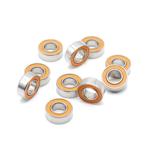 1Pcs 7x14x4 mm S687 2RS ABEC7 Stainless Steel Hybrid Ceramic Bearing Without Grease Fast Turning in Kuwait