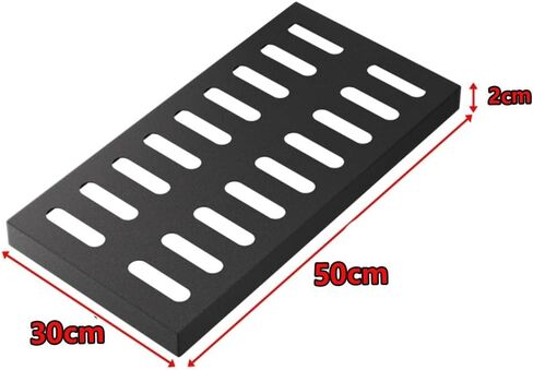 Heavy-Duty Cast Iron Channel Drain Grate for Garage & Sidewalk | Durable 4" x 20" Outdoor Metal Sewer Drainage Trench Cover | 20" x 12" Floor Drain Solution in Kuwait