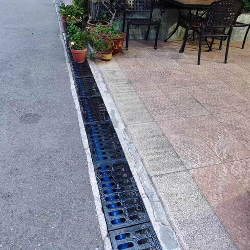 Heavy Duty Cast Iron Drain Grate - Outdoor Metal Drain Cover for Efficient Water Drainage, Rectangle Sewer Grate 20x8, 20x10, 20x15, 24x24, 28x28 Inches in Kuwait