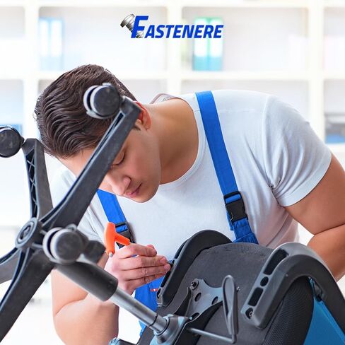 مسامير غطاء مقبس رأس زر Fastenere - 10-32 × 2 (25 قطعة) من سبائك الصلب، ملولبة بالكامل، لمسة نهائية من أكسيد أسود ناعم، مقاومة للتآكل، خيط الآلة، سهلة التركيب مع محرك Allen Hex in Kuwait