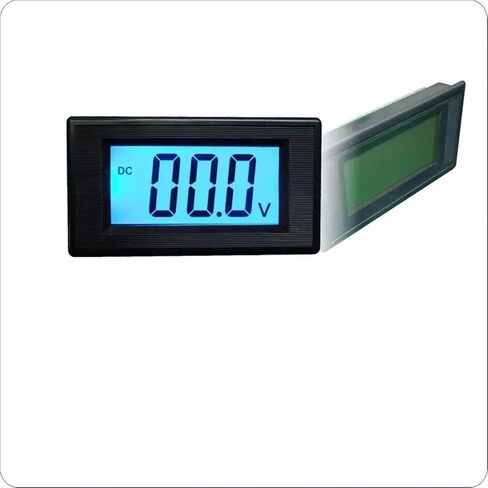 1pc YB5135D Voltmeter Three-Wire Digital Voltmeter Voltage Meter Blue Backlit Half-Sealed Volt Panel Meter Voltmetro Gauge(Full-Closed,DC300V) in Kuwait