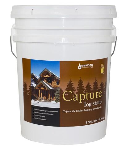 Sashco Capture Capture Log Stain, 5 Gallon Pail, Natural (Pack of 1) in Kuwait