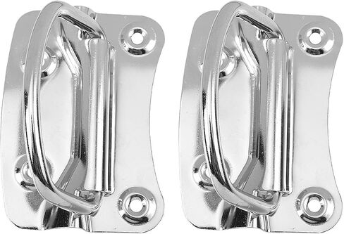 2pcs Stainless Steel 201 Folding Toolbox Handle Heavy-Duty Movable Drawer Pull for Storage Cabinets and Flight Cases in Kuwait