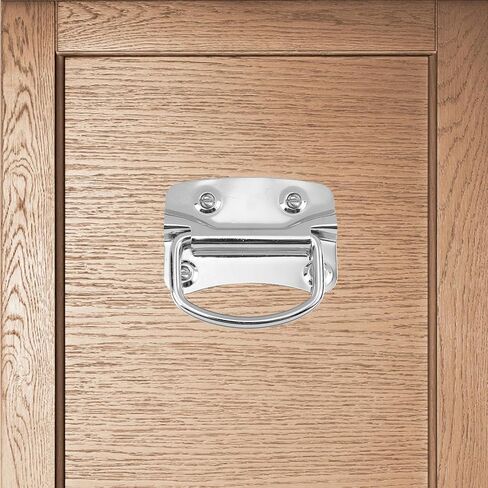 2pcs Stainless Steel 201 Folding Toolbox Handle Heavy-Duty Movable Drawer Pull for Storage Cabinets and Flight Cases in Kuwait