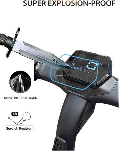 3 عبوات من واقي شاشة لوحة القيادة Segway ZT3 Pro، واقي شاشة HD شفاف مضاد لبصمات الأصابع ومضاد للخدش من مادة TPU لحماية الشاشة متوافق مع سكوتر كهربائي Segway Ninebot ZT3 Pro in Kuwait