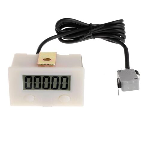 Digital 5 Digit Electronic Punch Counter with Microswitch Reset&Pause Button A0KF in Kuwait