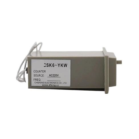 D8KF عداد كهرومغناطيسي 6 أرقام عداد نبض AC220V 200 مليون مرة DC 3.5W AC3W in Kuwait