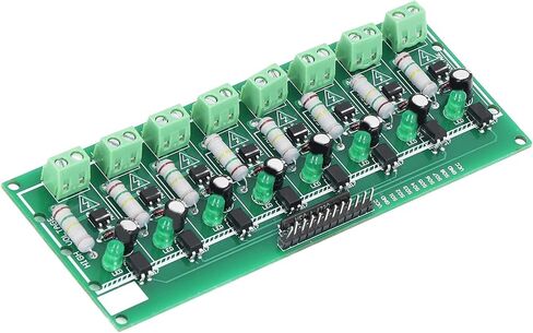 لوحة عزل Optocoupler ذات 8 قنوات وحدة كشف الجهد الفعالة لمشاريع DIY in Kuwait