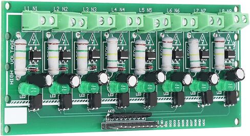 لوحة عزل Optocoupler ذات 8 قنوات وحدة كشف الجهد الفعالة لمشاريع DIY in Kuwait