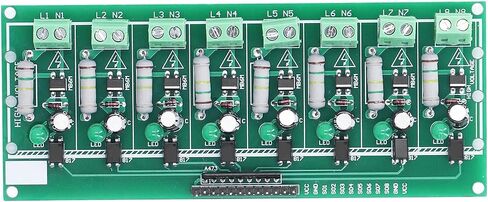 لوحة عزل Optocoupler ذات 8 قنوات وحدة كشف الجهد الفعالة لمشاريع DIY in Kuwait