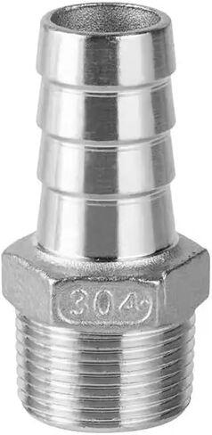 Plumbing connection 304 Stainless Steel 1/2" BSP Male Threaded Fitting Hose 15MM Plumbing Pipe in Kuwait