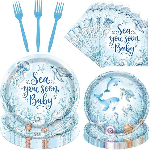 Denim and Diamonds Party Decorations Tableware - 96PCS Jacket Jeans Paper Plates and Napkins Forks Birthday Decoration for Bachelorette Wedding and Baby Shower Supplies, Serve 24 in Saudi Arabia