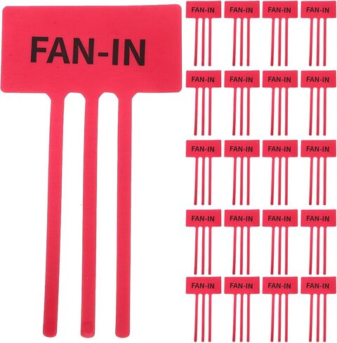 Operitacx 100pcs Fan-Out Airflow Indicator Label with Streamers, Adhesive HVAC Air Vent Flow Direction Tag for Supply/Return, Air Balancing, Commissioning Blue in Kuwait
