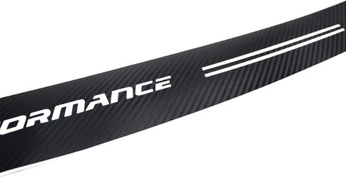 iJDMTOY Black Carbon Fiber Pattern Rear Trunk Protection Decal Compatible with X1 X2 X3 X4 X5 X6, etc in Kuwait