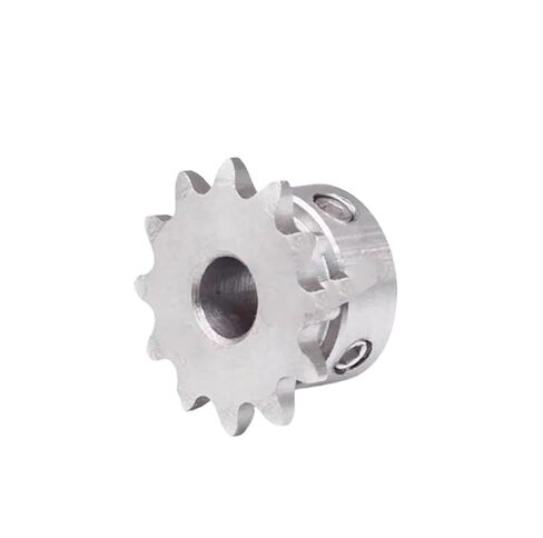 Steel Heavy Duty Motor Pinion Gear 9-11Teeth 04C Stainless Steel Industrial Drive Sprocket Wheel Bore 6-10mm Groove Step(11 Teeth (Bore 6mm)) in Saudi Arabia
