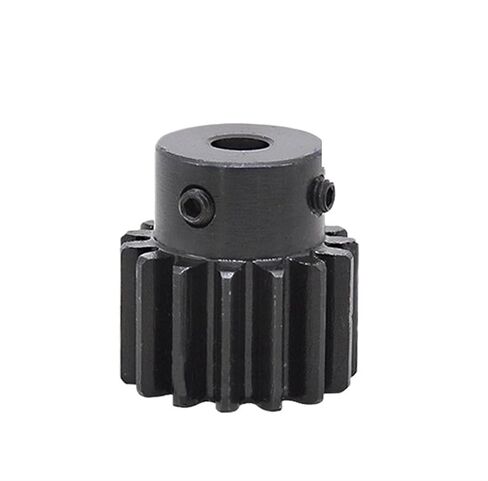 Steel Heavy Duty Motor Pinion Gear 1pcs Spur Gear Pinion Mod 2 12T Teeth Steel Positive CNC Rack Transmission Motor Gears(8mm) in Saudi Arabia