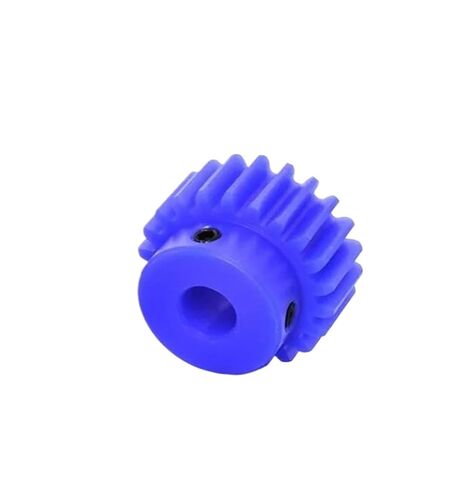 Steel Heavy Duty Motor Pinion Gear 1pcs 1M Blue Nylon Spur Gear 1 Mold 15Teeth Plastic with Step Bore 5/6/7/8/10/12mm 15T(6mm) in Saudi Arabia