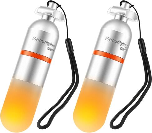 2PCS SCUBA DIVE LIGHT STORBE Light ، Mini Tank Light Light Dive Marker Light ، LED 150M LED LED LID Light Light Light مع بطارية AAA (أزرق) in Kuwait