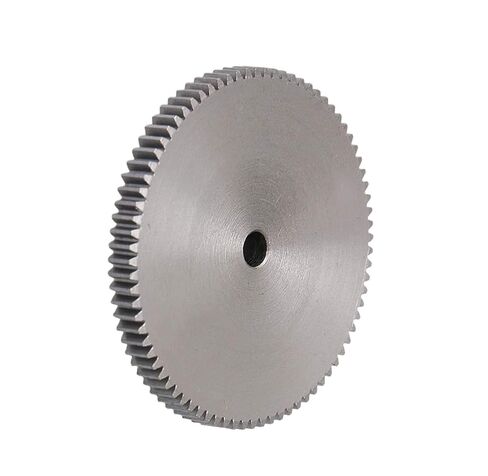 Steel Heavy Duty Motor Pinion Gear 41x10x4MM Black 80 Teeth Motor Metal Steel Gear Wheel 0.5 Modulus Top Screws in Saudi Arabia