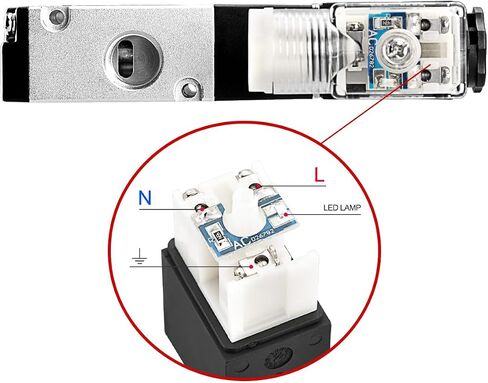 Heschen Electrical Pneumatic Solenoid Valve 3V210-08 220VAC 6.0VA PT1/4 3/2 Way CE in Saudi Arabia