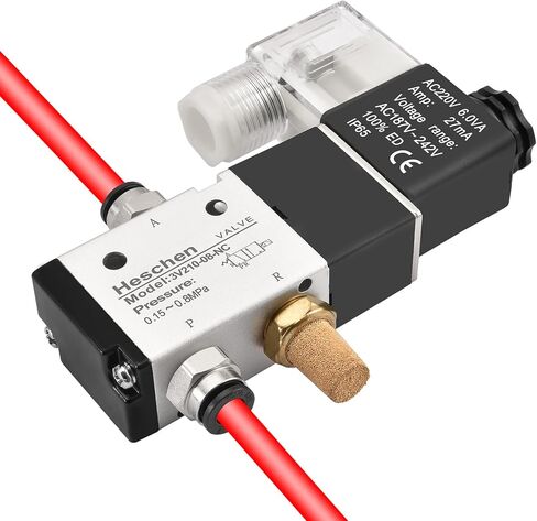 Heschen Electrical Pneumatic Solenoid Valve 3V210-08 220VAC 6.0VA PT1/4 3/2 Way CE in Saudi Arabia