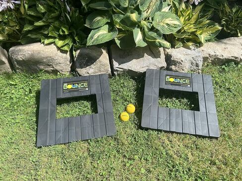 RampShot BOUNCE- Played Outdoors, Indoors, Yard, Beach, Tailgate, Park - Includes 2 Balls, Stickers and Rule Book - Great Family Game in Saudi Arabia