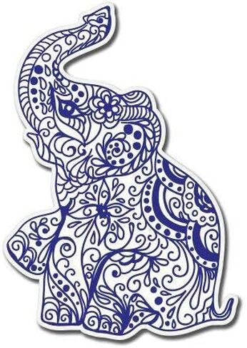 Elephant Henna Exotic Golf Hat Clip with Magnetic Ball Marker in Kuwait