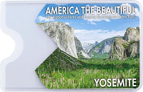 America The Beautiful Pass Sleeve, National Park Pass Card Cover, Yosemite in Saudi Arabia