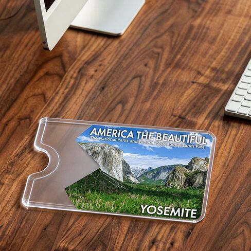 America The Beautiful Pass Sleeve, National Park Pass Card Cover, Yosemite in Saudi Arabia