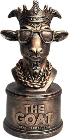 Goat Trophy 6.7" The Goat Funny Trophy Award for World Cup Fantasy Football, Sports Office Team MVP, Best Player Trophy, Achievement Gift, Fan Collectible in Kuwait