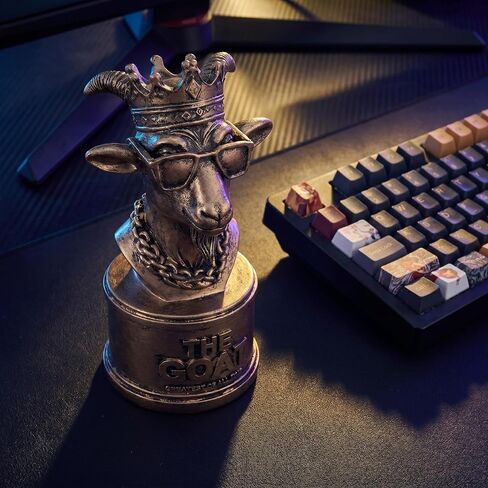 Goat Trophy 6.7" The Goat Funny Trophy Award for World Cup Fantasy Football, Sports Office Team MVP, Best Player Trophy, Achievement Gift, Fan Collectible in Kuwait