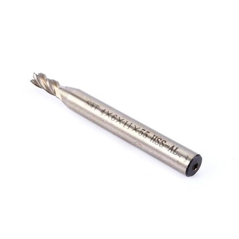 ZJchao End Milling Cutters, End Milling Cutter Set 4 Mm-12 Mm HSS CNC Straight Shank 4 Flute Drill Bits For Data Processing Center CNC Carving in Kuwait